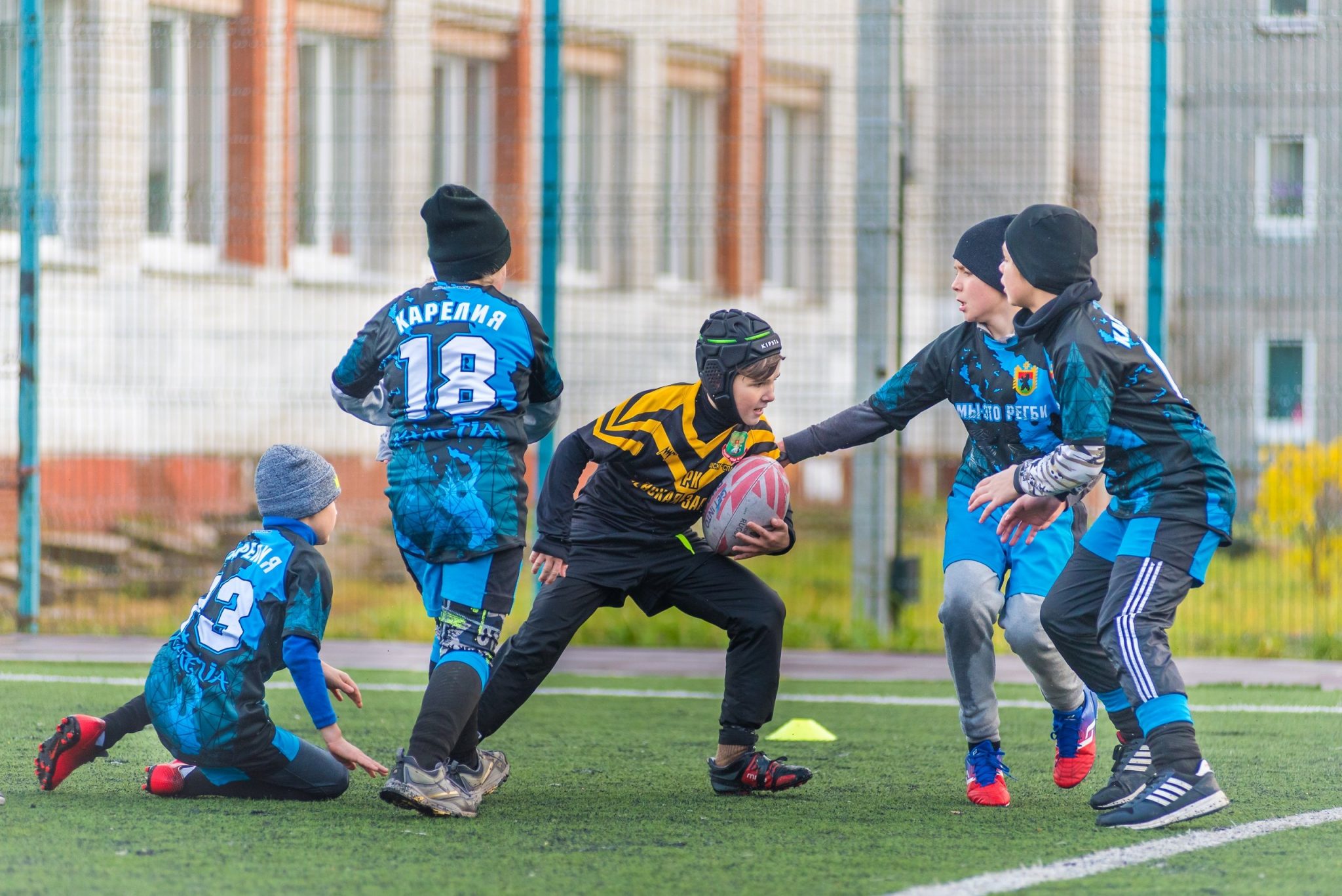 Необычные повреждения у юных игроков в регби